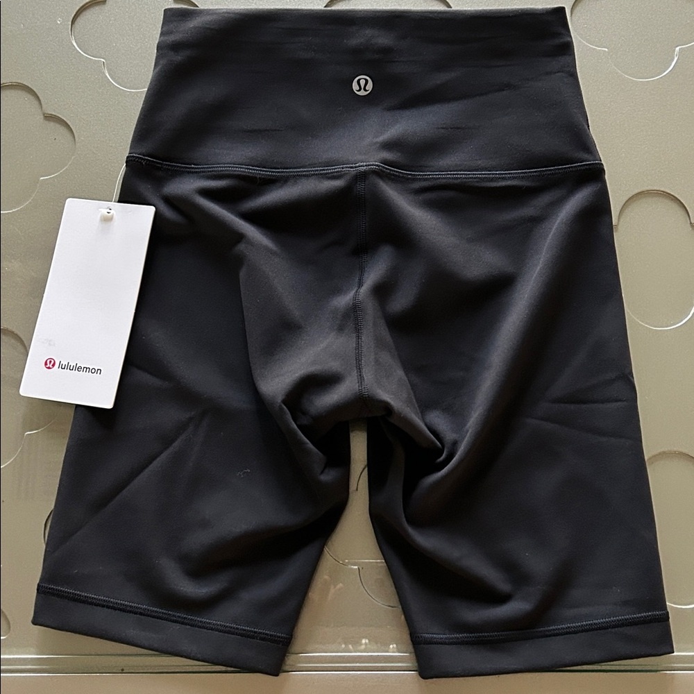 🆕 LULULEMON Wunder Train High-Rise Shorts 8" Black NWT Size 4 - Picture 7 of 14